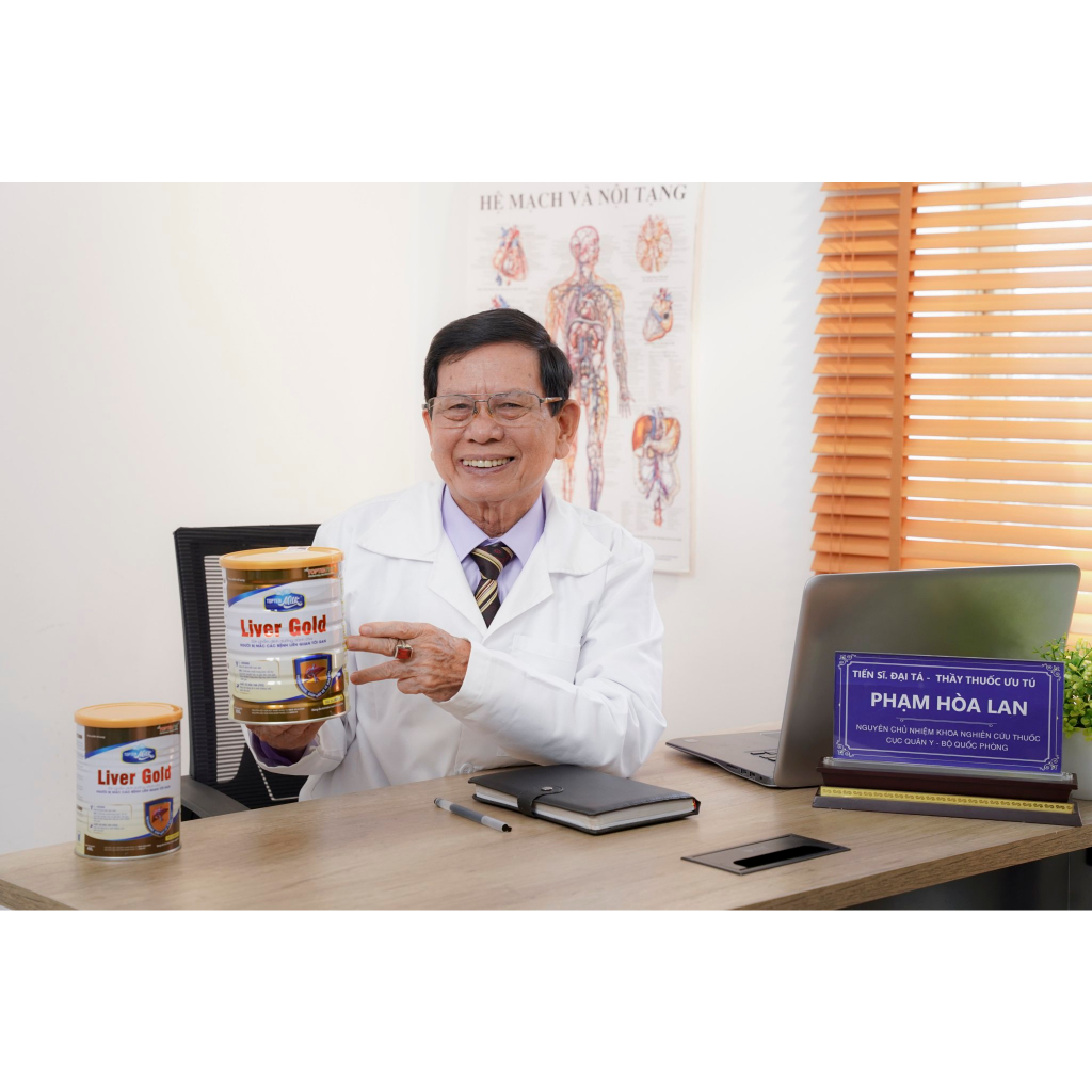 Sữa LIVERGOLD 800gr Sữa Cho Người Bệnh Gan TOPTENMILK Liver Gold