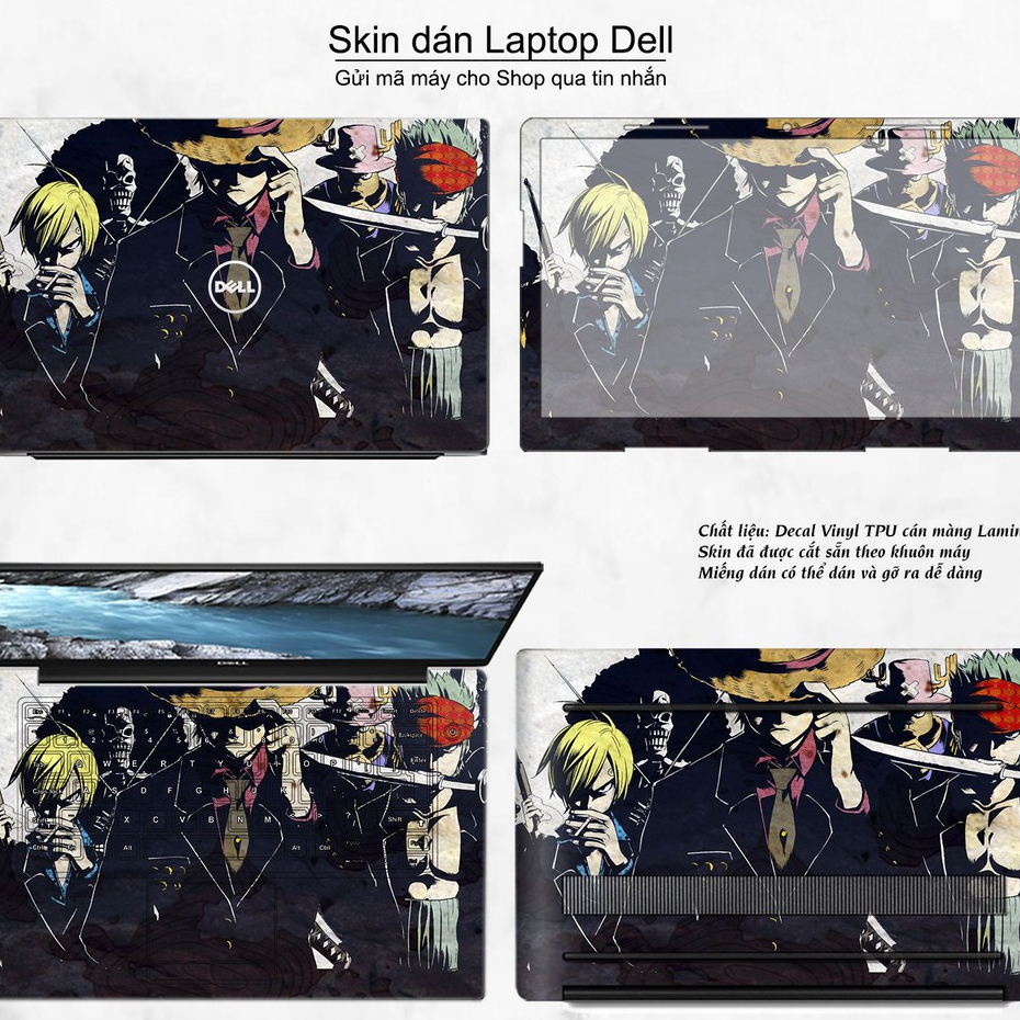 SKIN CAO CẤP Skin dán Laptop Dell in hình One Piece _nhiều mẫu 13  IN HÌNH THEO YÊU CẦU