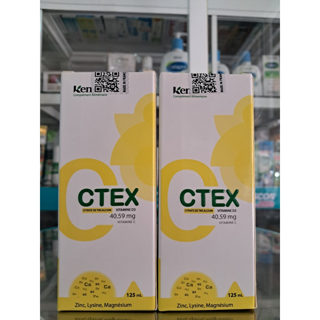 Siro Hỗ Trợ Bổ Sung Canxi Và Vitamin D3+ ZINC CHO BÉ Ctex KenPharma