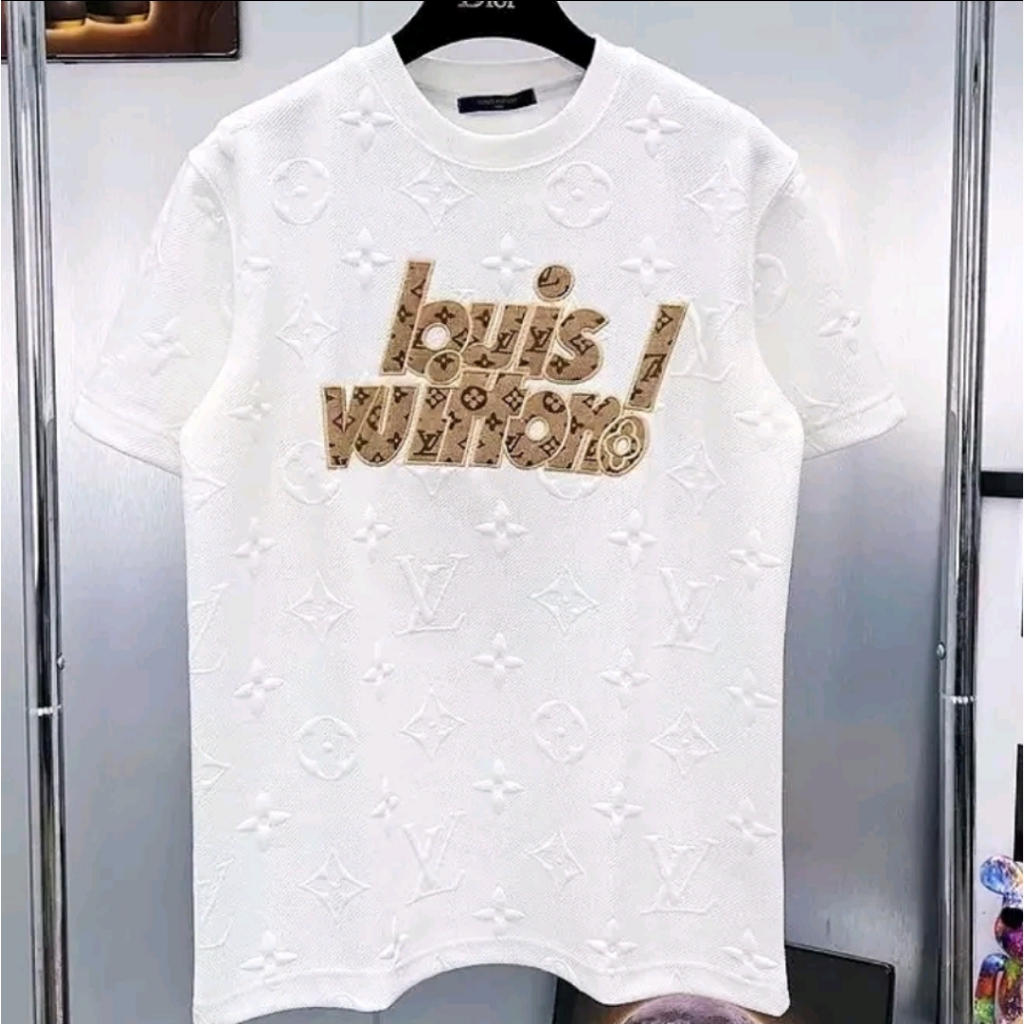 Áo phông Nam Dập Vân Ngắn Tay Cổ Tròn Cao Cấp Hiện Nay