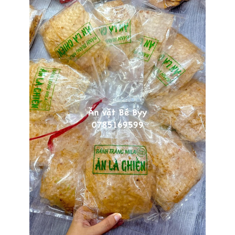 Bánh Tráng MiLa Muối Tỏi Cay Thơm