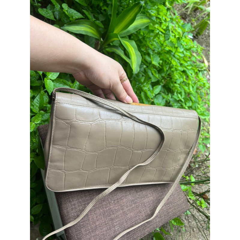 Túi đeo chéo  phối da độc lạ siêu hiếm sz 31x18