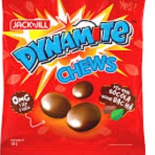 Kẹo nhai socola hương bạc hà Dynamite Chews gói 125g