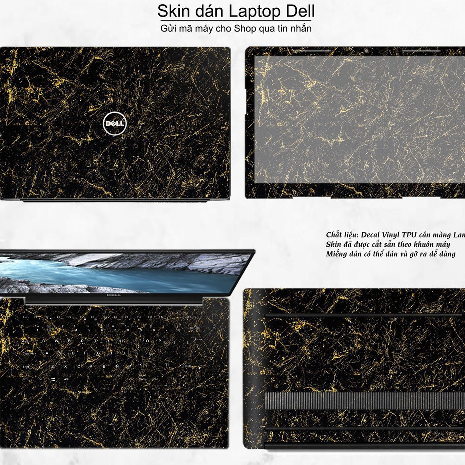 SKIN CAO CẤP Skin dán Laptop Dell in hình hoa văn sticker - stic049  IN HÌNH THEO YÊU CẦU