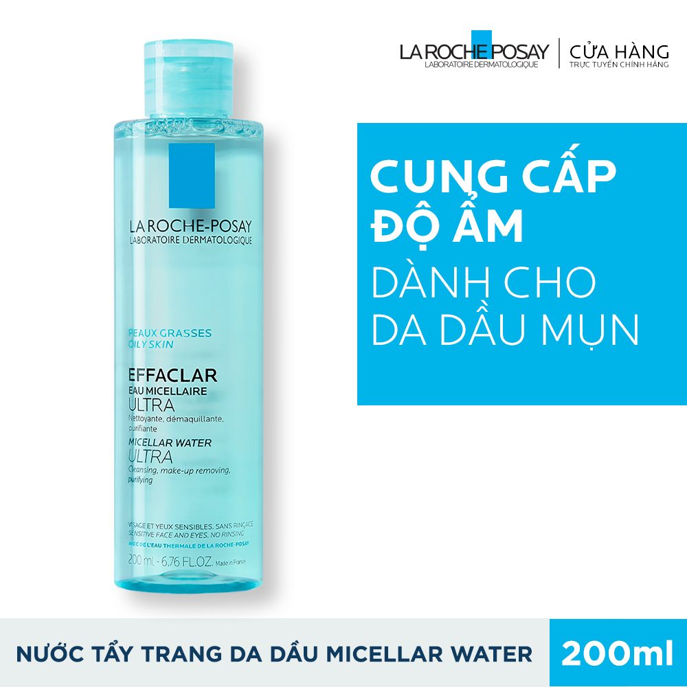 Nước Tẩy Trang La Roche-Posay Dành Cho Da Nhạy Cảm Và Da Dầu Nhạy Cảm 400ml