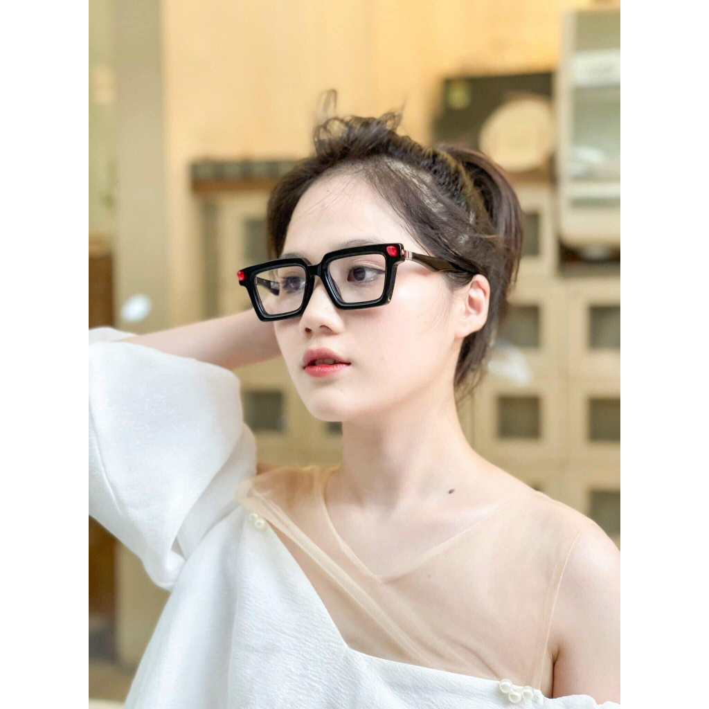 Mắt kính râm Kuboraum ITALY Xuất xịn , kính mát nam nữ vuông thời trang cao cấp