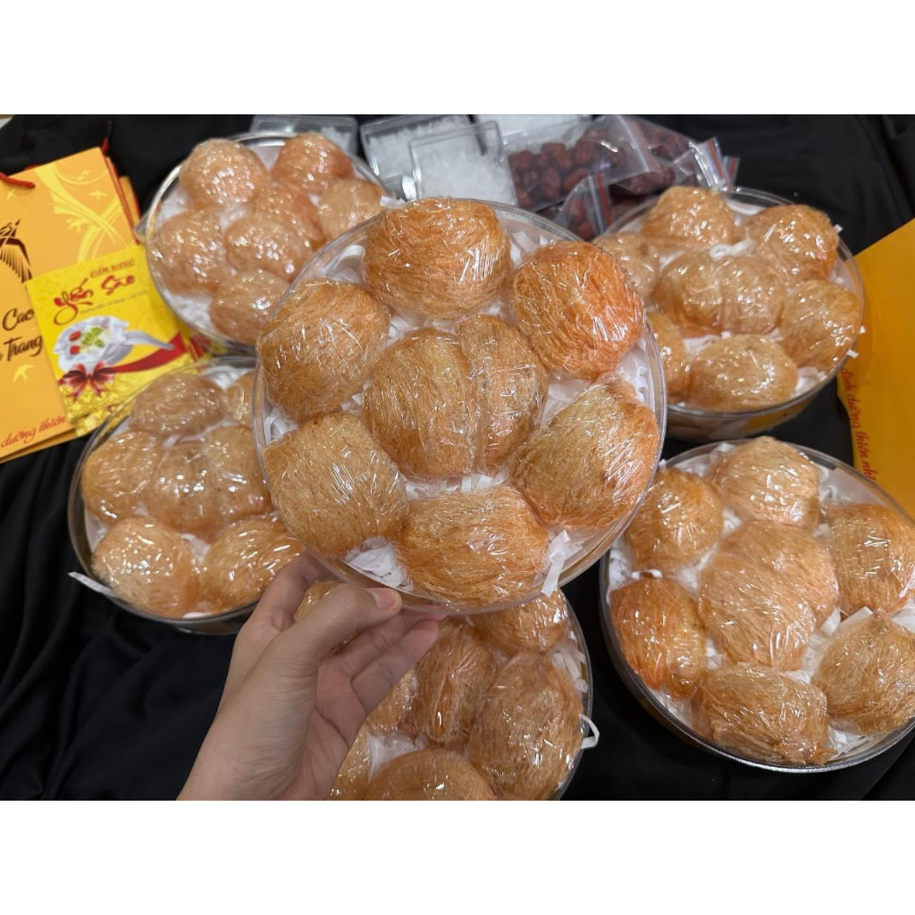 Hồng yến sơ chế nguyên tổ rút lông yến sào Khánh Hòa, nguyên chất, giá tốt, tặng kèm đồ chưng