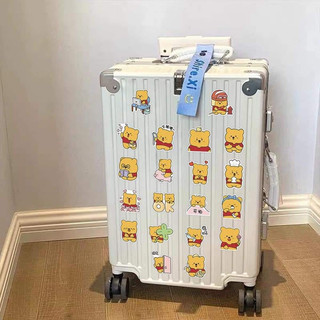 Bộ 60 sticker không trùng hình dán decal gấu vàng dễ thương -tkvt2