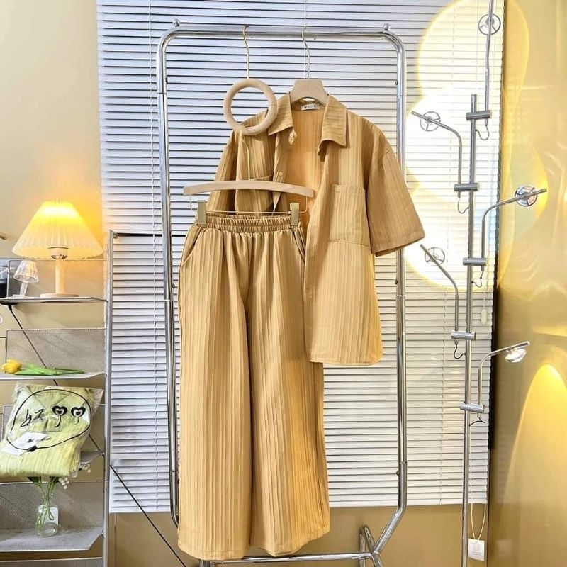 Set bộ Sơ Mi dáng dài bigsize 42 - 95kg béo mập xinh