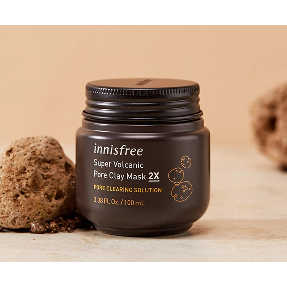 Măng tây baby - Mặt Nạ Đất Sét Innisfree Super Volcanic Pore Clay Mask 2X