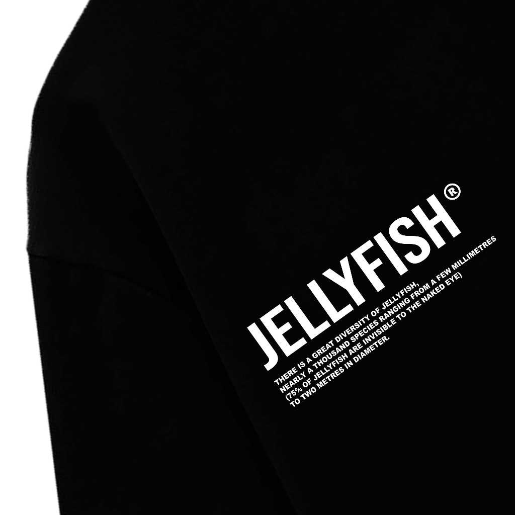 Áo Thun Local 98.BLOSSOM "JELLY FISH" Black, 100% Cotton - Chính Hãng