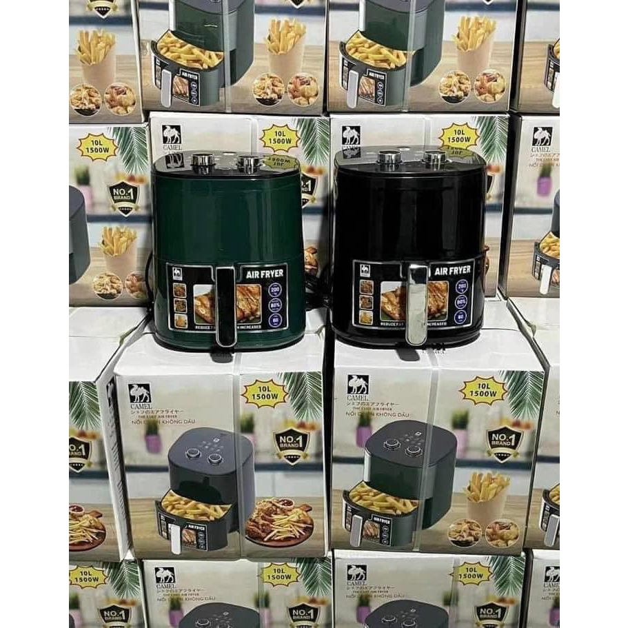 NỒI CHIÊN KHÔNG DẦU CAMEL 12L KHOANG KÍNH