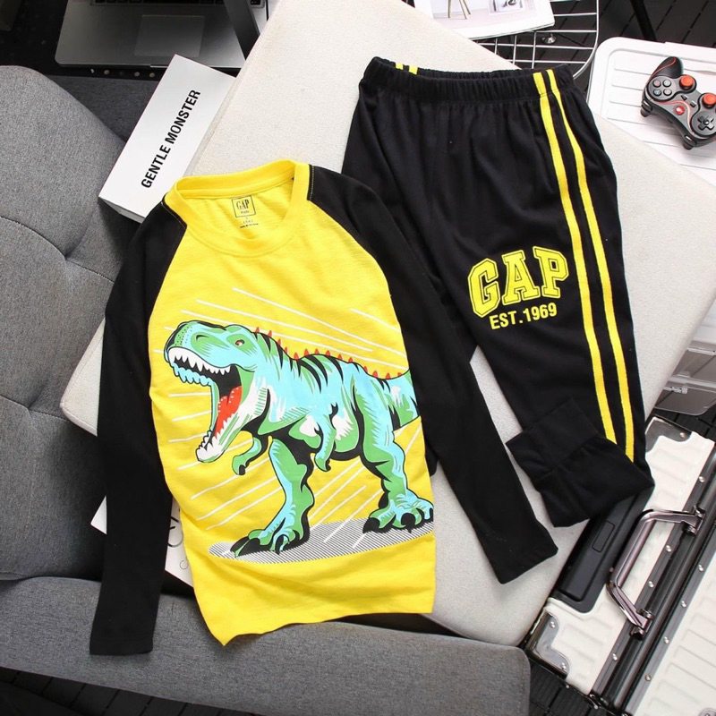 Bộ Dài Thun Cotton Bé Trai Size Đại VNXK