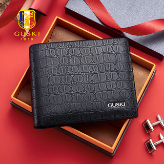 Ví da nam cao cấp GUSKI da bò hàng hiệu chính hãng GV7