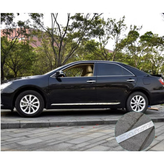 Nẹp sườn xe toyota camry 2012-2018 chất liệu thép không gỉ - auto68