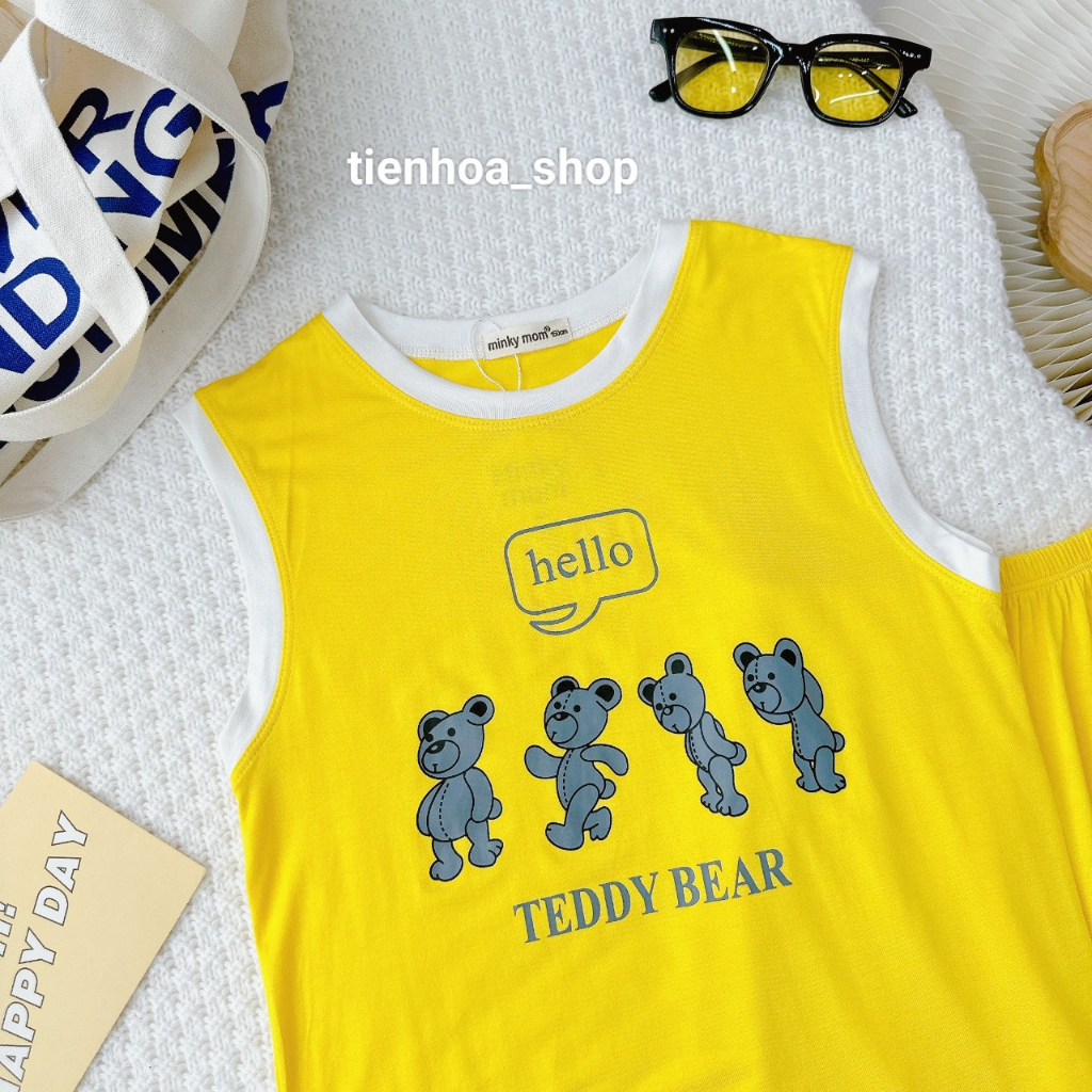 🍭Bộ ba lỗ cho Bé Trai MINKY MOM - Bộ Thun Lạnh Minky Mom - Size đại cồ  Loại 1- 30kg - 40kg