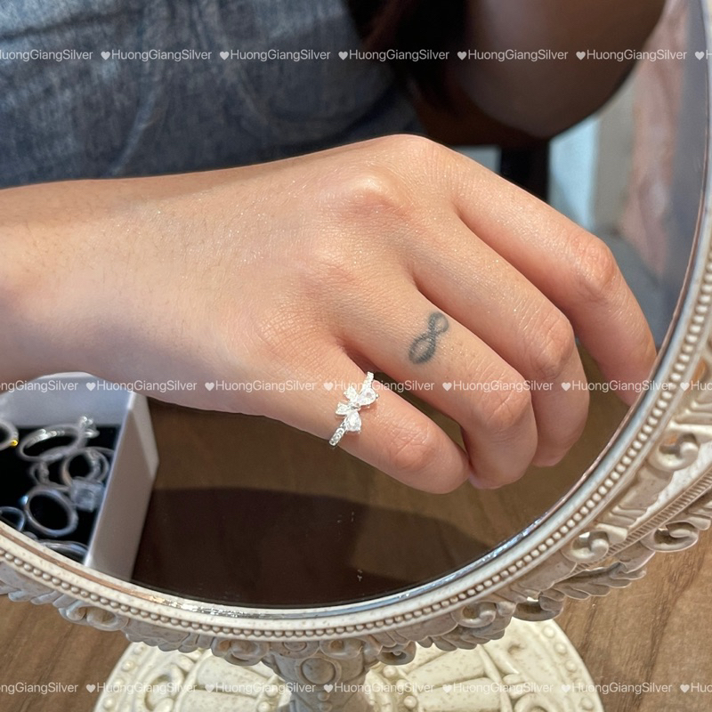 Nhẫn ngón út Bạc s925 - HuongGiangSilver