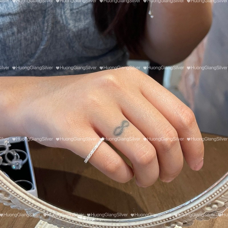 Nhẫn ngón út Bạc s925 - HuongGiangSilver