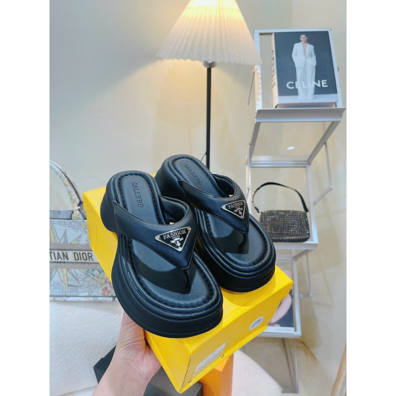 Dép kẹp đế cao tôn dáng