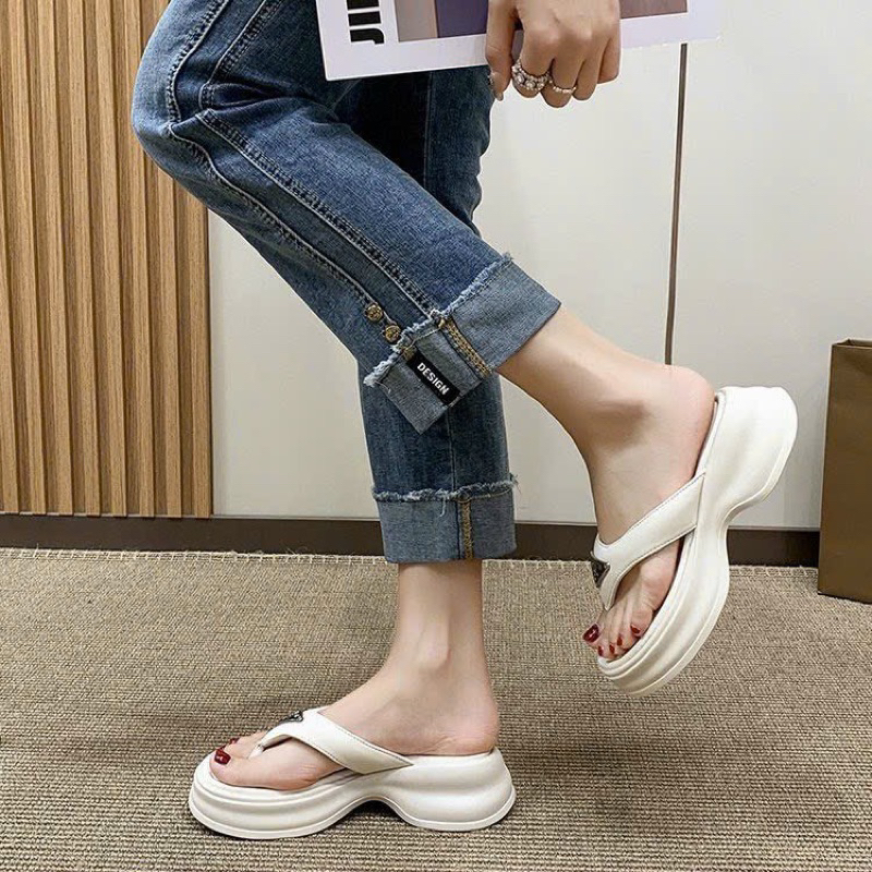 Dép kẹp đế cao tôn dáng