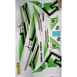 Tem rời dán xe ex 135 xanh trắng