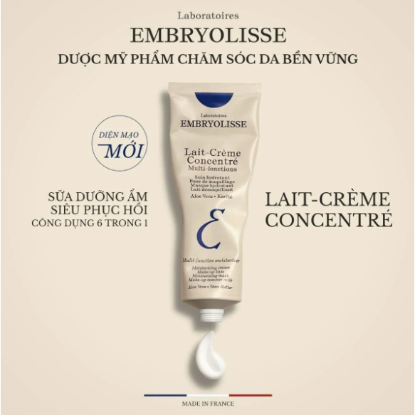 Sữa Dưỡng Ẩm Siêu Phục Hồi Embryolisse Lait Creme Concentre 30ml