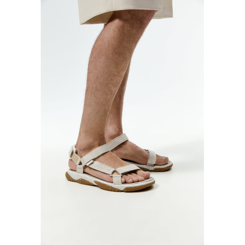 Giày sandals nam Zara authentic TECHNICAL WITH STRAPS size 40