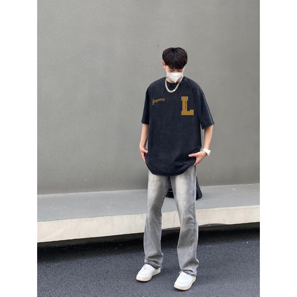 Áo thun SEASIR Peardodo ngắn tay dáng rộng TSHIR phong cách Mỹ thời trang đường phố mùa hè