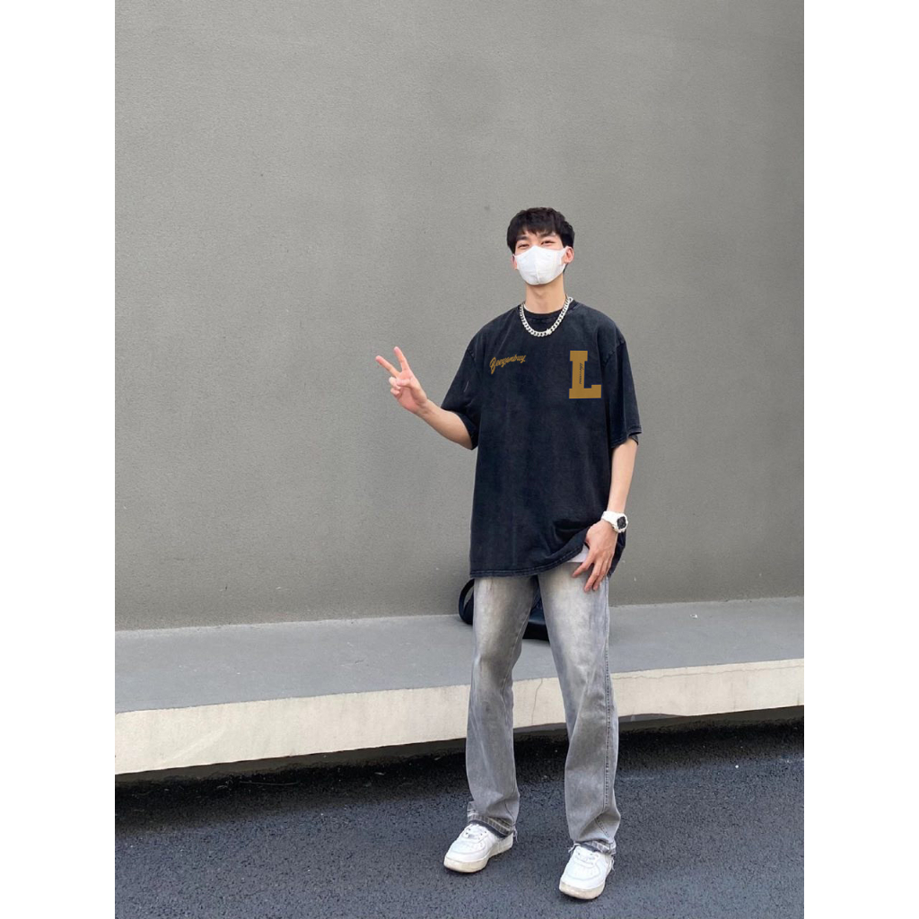 Áo thun SEASIR Peardodo ngắn tay dáng rộng TSHIR phong cách Mỹ thời trang đường phố mùa hè