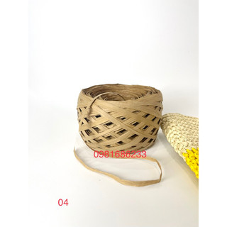 Sợi cọ Raffia - sợi cói giấy (100g) màu 1-4