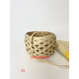 Sợi cọ Raffia - sợi cói giấy (100g) màu 1-4