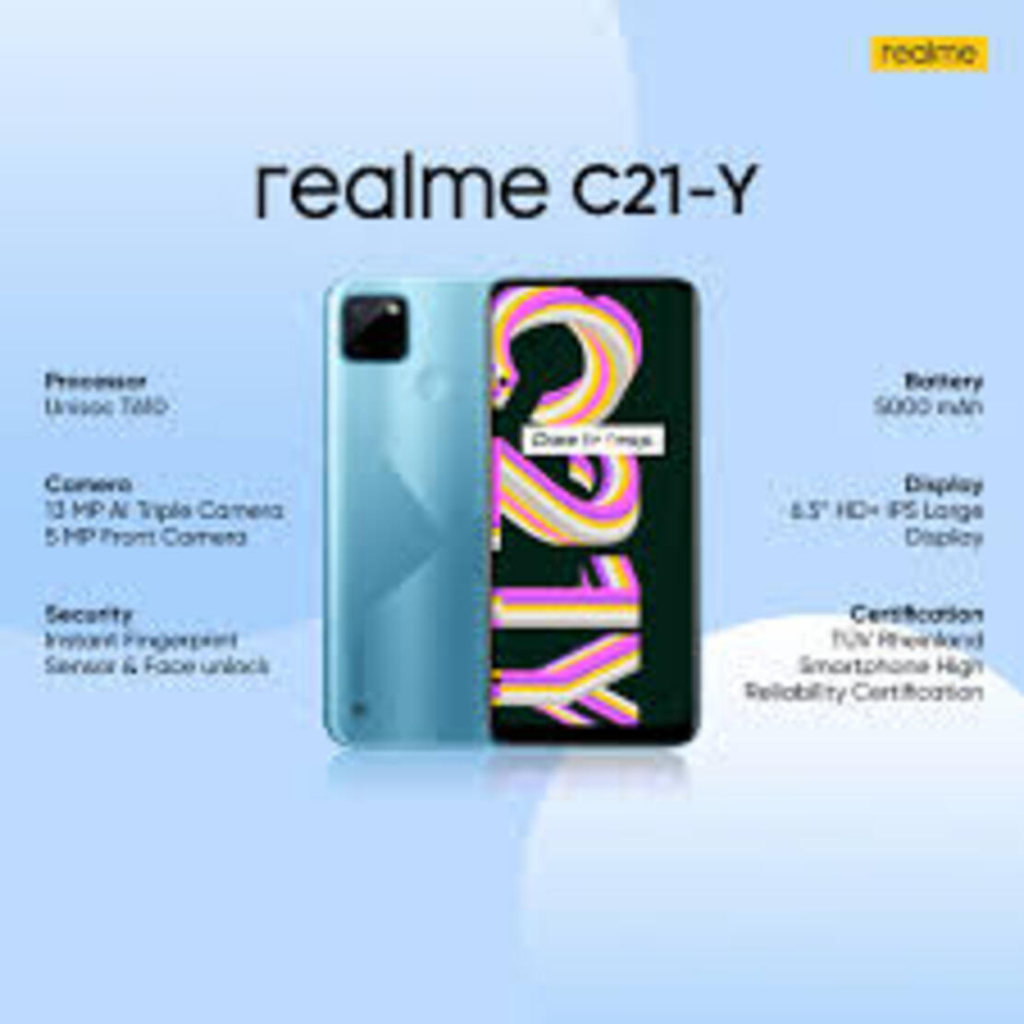 điện thoại giá rẻ Realme C21Y 5G Chính Hãng 2sim ram 8G/256G, Bảo hành 12 tháng, Cày game siêu mượt - TN02