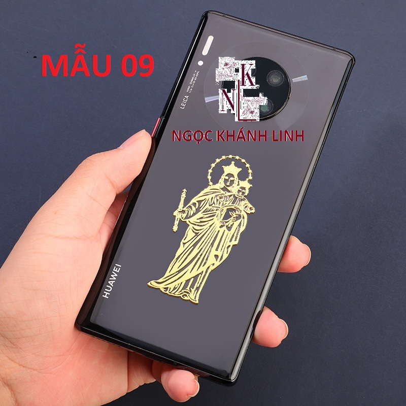 Miếng dán điện thoại công giáo Gia đình thánh gia Chúa Giêsu đẹp