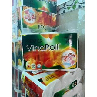 6 CUỘN GIẤY VỆ SINH KHÔNG LÕI VINAROLL