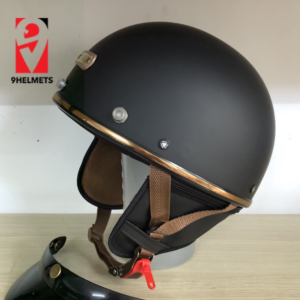 Nón Bảo Hiểm Nửa Đầu Napoli Harley N04 - Bảo Hành Chính Hãng 12 Tháng