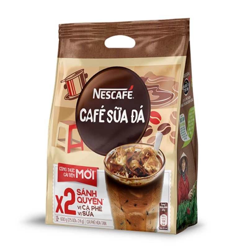 Khuyến mãi - Nestcafe sữa đá bịch 25 gói 24g