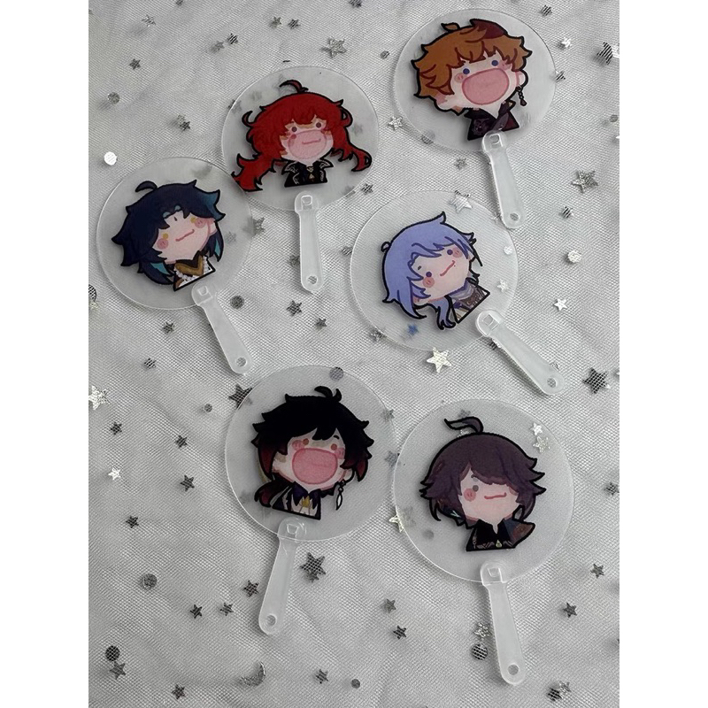 Quạt Genshin Impact há miệng