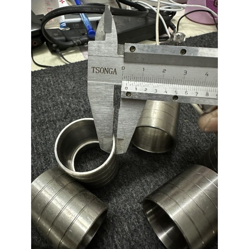 Khâu Nối CNC Inox304  cho cổ pô Titan hàn pô zin