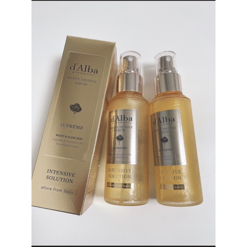 DAlba Serum dạng xịt khoáng căng bóng da White Truffle Serum 100ml