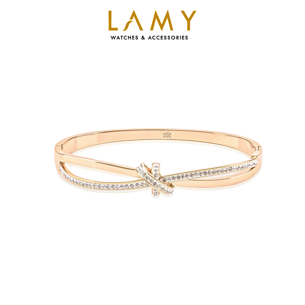 Vòng tay nữ CDE Perfect Knot Rose Gold Bracelet CDE20090RG