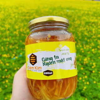 Gừng ta lên men mật ong- Gừng ngâm mật ong Điềm Kim 500ml