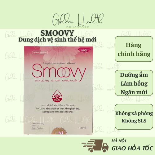 ⭐Dung dịch vệ sinh phụ nữ CHÍNH HÃNG Smoovy 150ml