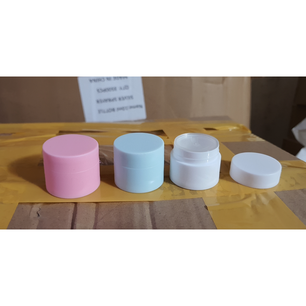 Hũ nhựa 5g 10h 15g Hồng, Xanh, Đen Trắng
