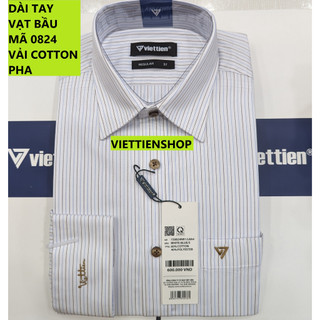 Áo sơ mi việt tiến dài tay kẻ sọc