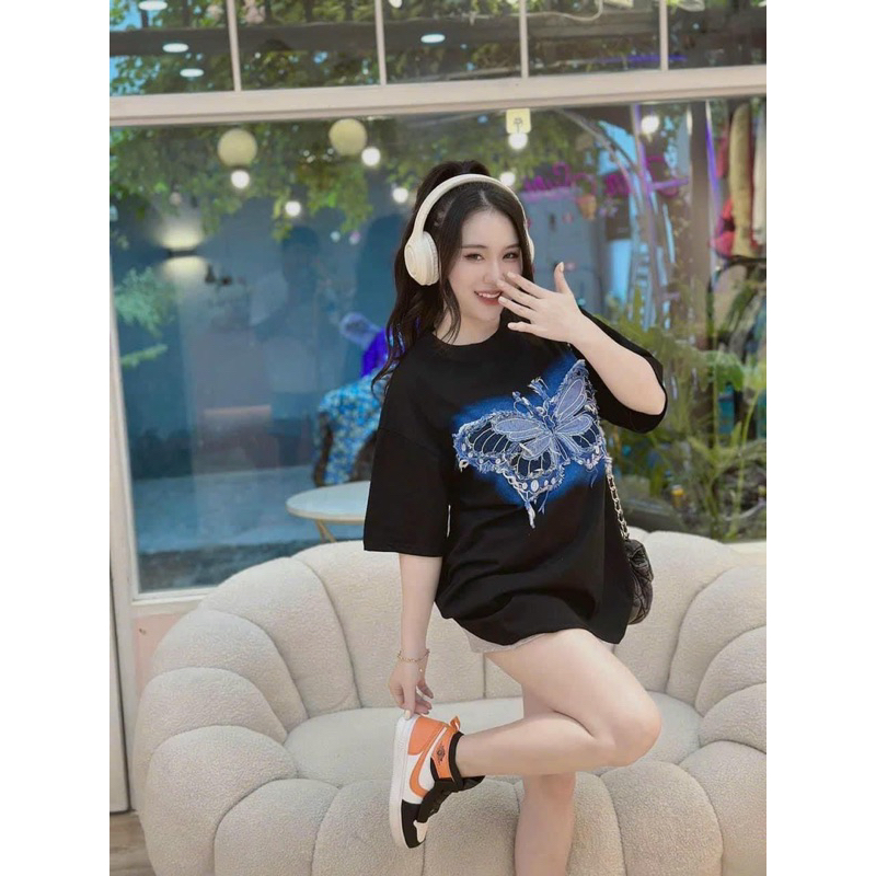 ÁO PHÔNG THÊU HÌNH BƯỚM SIÊU XỊN