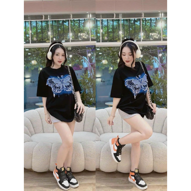 ÁO PHÔNG THÊU HÌNH BƯỚM SIÊU XỊN