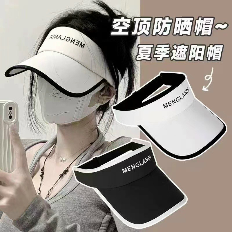 Mũ Nón rộng vành chống nắng, chống tia UV. Thương hiệu Mũ Menglandi vành to nón nửa đầu. Hàng quảng châu cao cấp loại 1