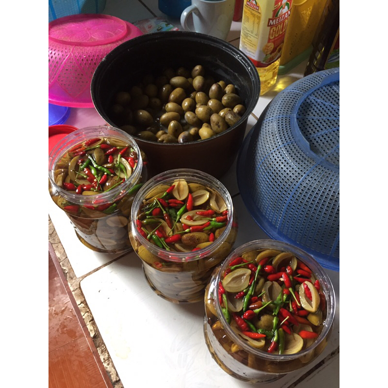 Hộp 1kg trám ngâm mắm ớt