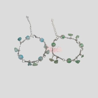 Vòng tay Handmade chuỗi hạt đá thạch anh.