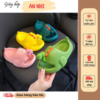 Dép khủng long cổ dài cho bé trai, bé gái dễ thương mềm mại đế chống trơn trượt mang phong cách ulzzang